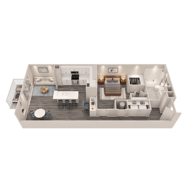 Floorplan - The Cunningham Apartments
