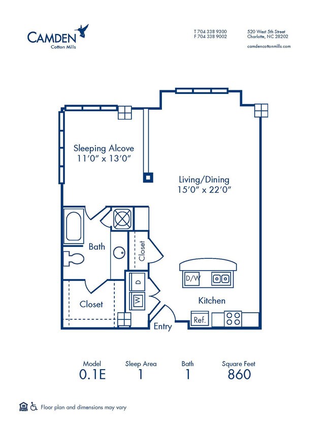 Floorplan - Camden Cotton Mills