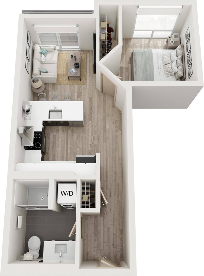 Floor Plan O - Ox-Op Apartments