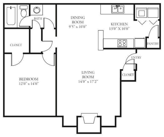 Floorplan - Hampton Arbors Condominiums