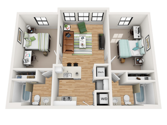 B1 Signature | 2-Bedroom - Philo Starkville