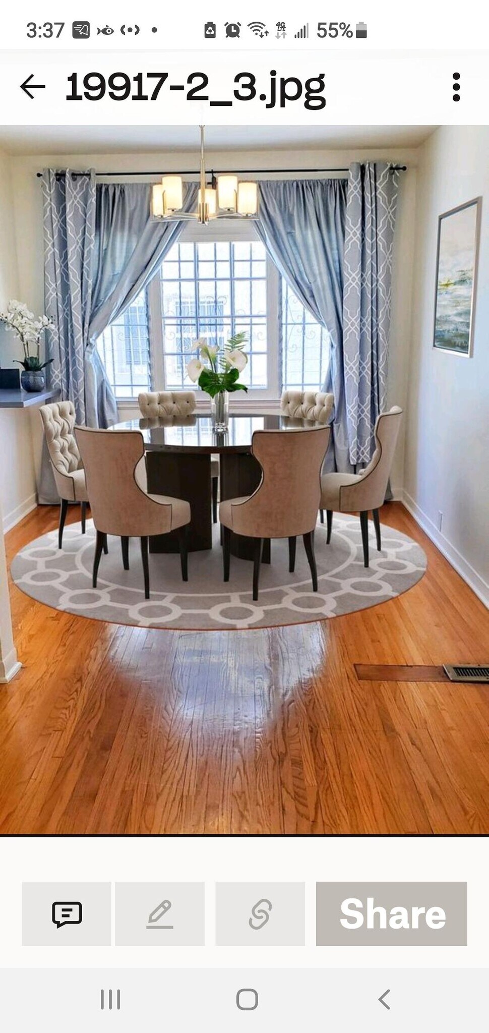 DINING ROOM VIRTUALLY STAGED - 6326 Orange St
