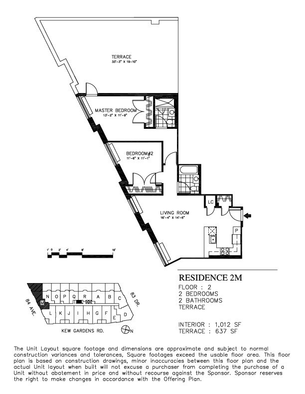 2BR/2BA - Classic at Kew Gardens