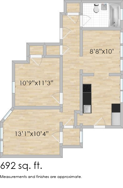 Floorplan - 24-32 Washington Blvd.