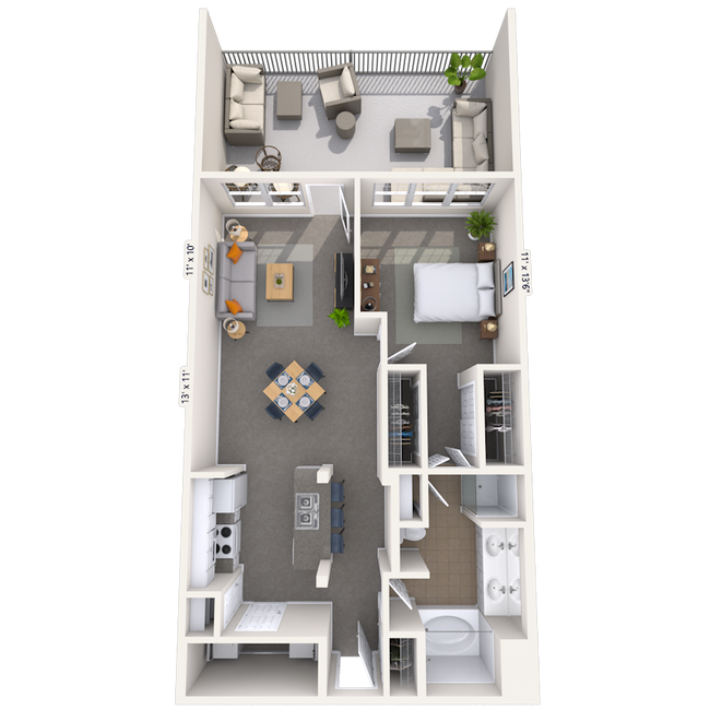 Floorplan - MAA Bella Casita