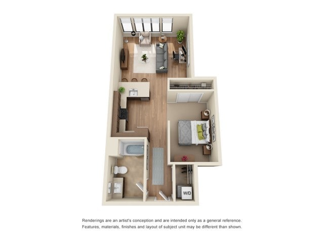 Studio 1 Bath - Park 19