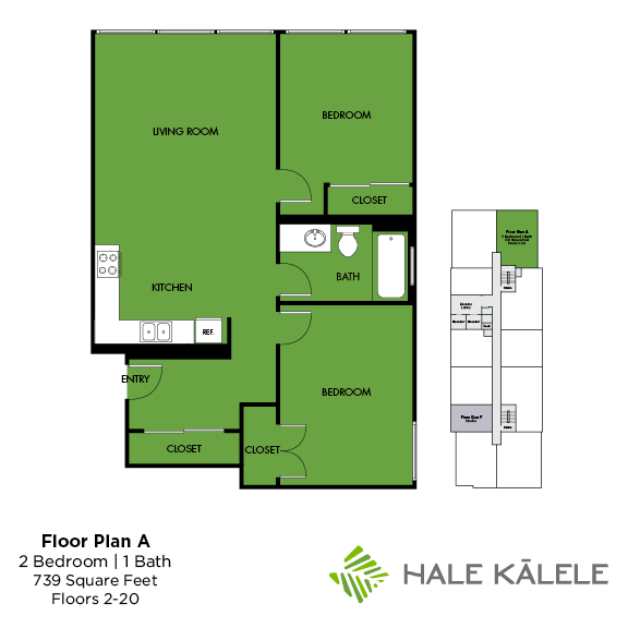 Floorplan - Hale Kalele Apartment Homes