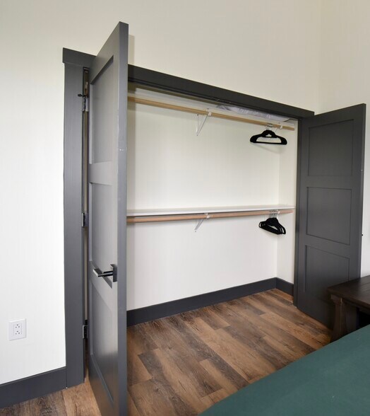 Guest bedroom closet - 101 W Broadway St