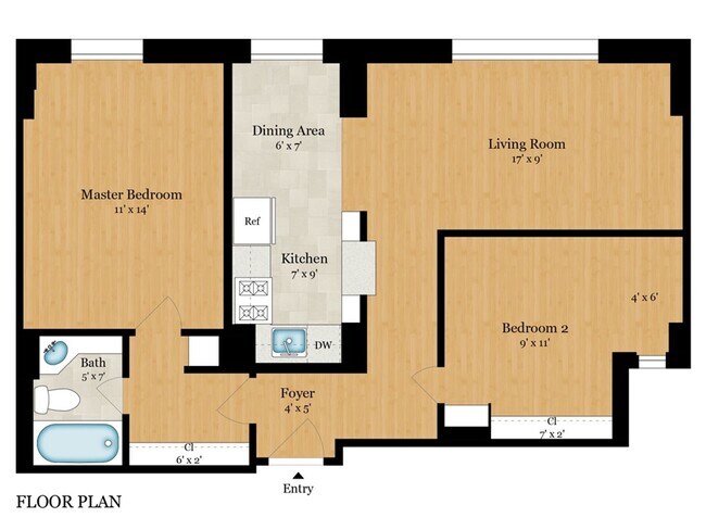 Building Photo - Sunny 2 BR at Claridge House Coop