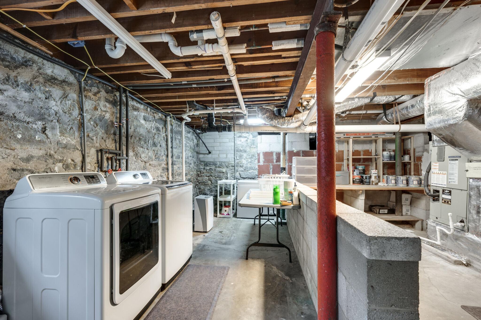 laundry room in basement - 4206 Farrar Ave
