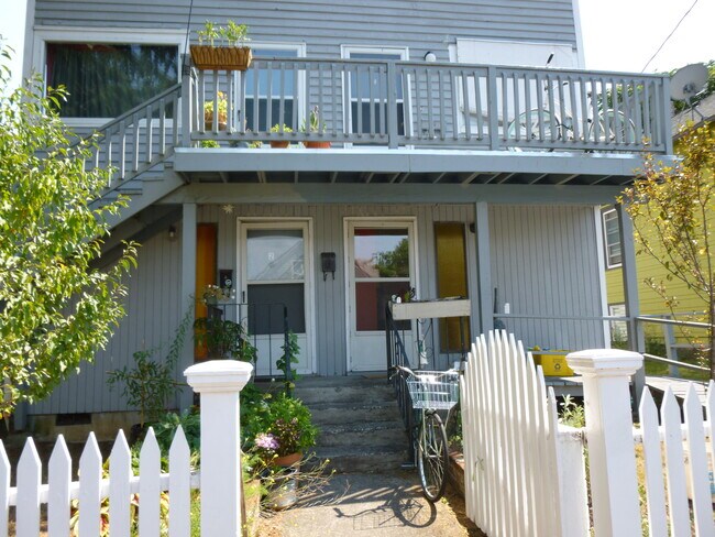 front of building - 6614 NE Garfield Ave