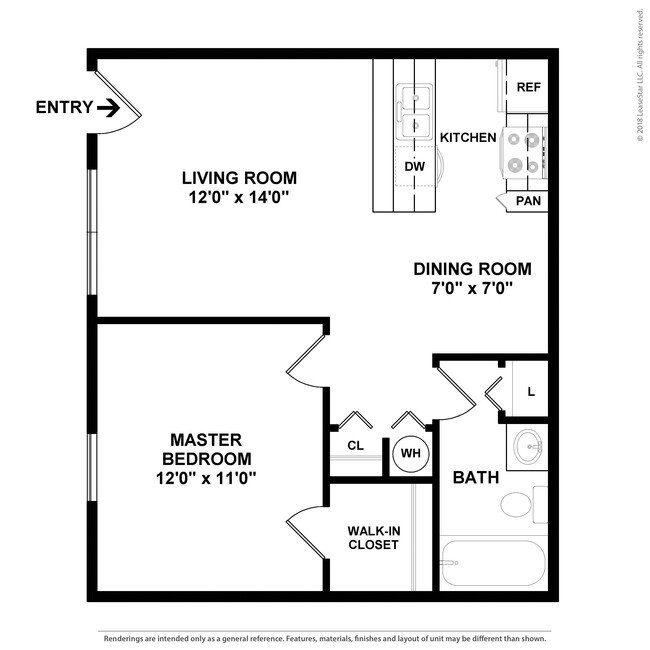 Floorplan - Tamarind Bay Apartments