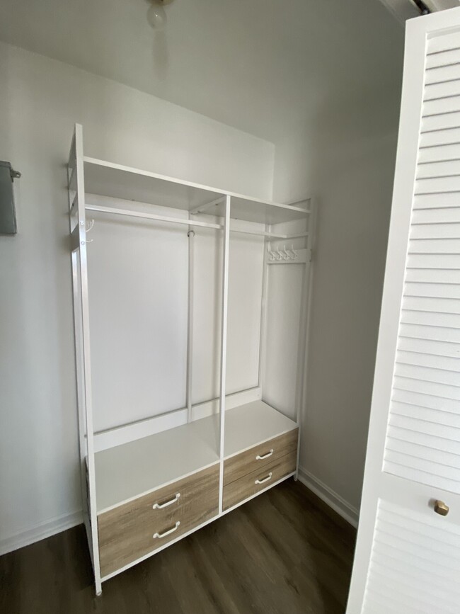 Built ins in bedroom closet - 400 Massachusetts Ave