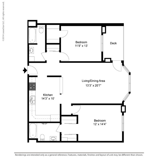 Floorplan - Vernon Oaks Apartments