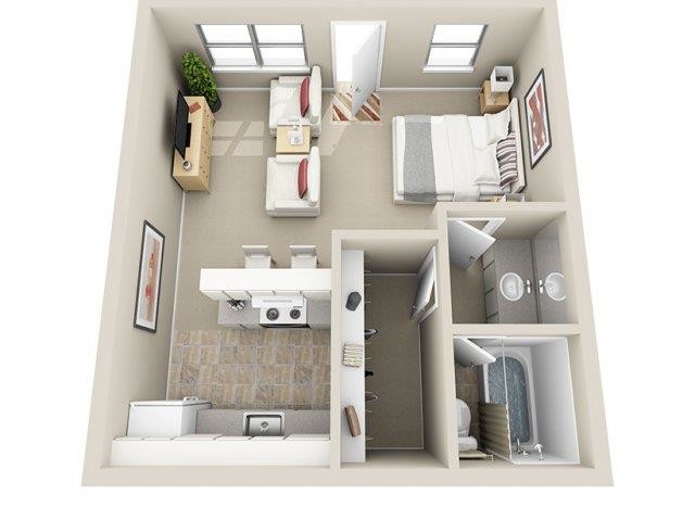 Floorplan - Sheridan Square Apartments