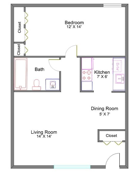 1BR/1BA - Bloomfield On The River
