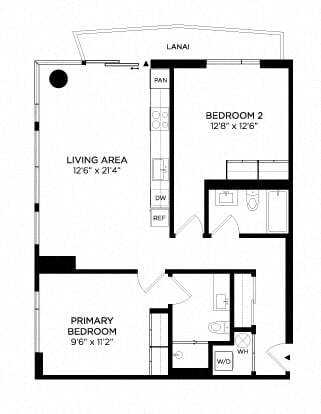 Floorplan - Lilia Waikiki