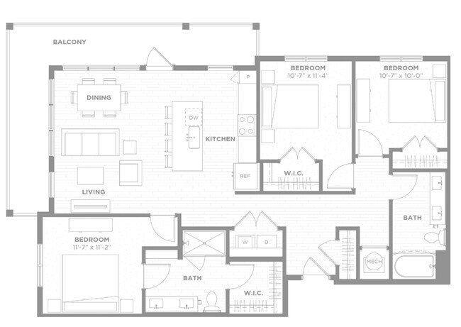 Floorplan - Populus Westside Apartments