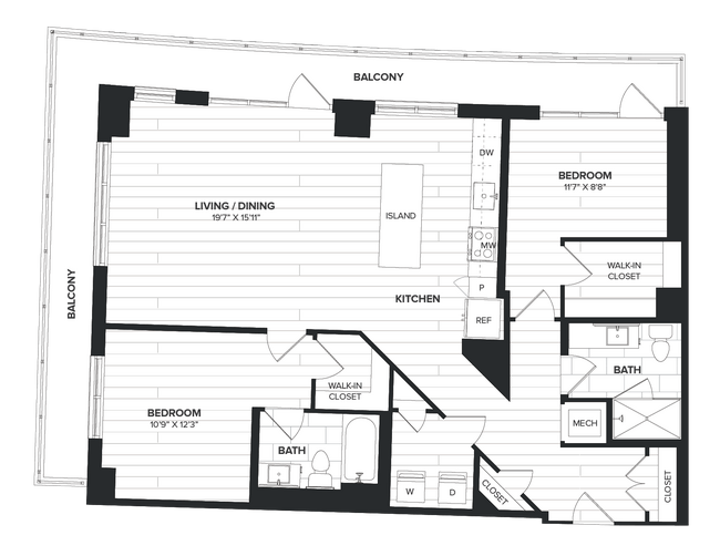 Floorplan - The Milton