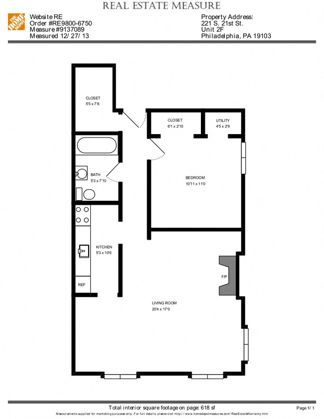 Floorplan - 226 South 21st St