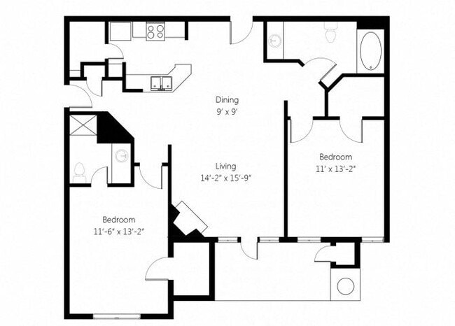 Floorplan - Lincoln Villas on Memorial