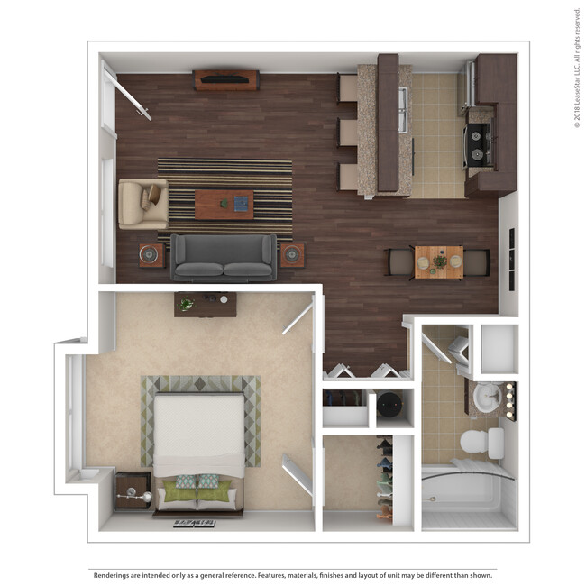 Floorplan - Tamarind Bay Apartments