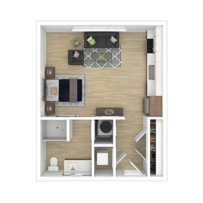 Studio 1 Bath C2 - 8th and High