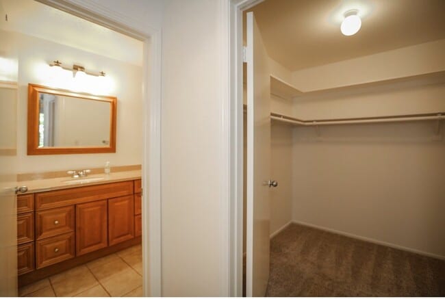 Walk in Closet and Master Bath - The Westwood Bentley Unit 303