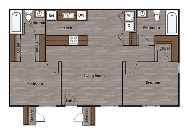 Floorplan - Gramercy Parc Senior Apartments