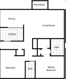 2BR/2BA - Wycliff West Apartments