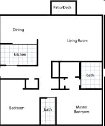 2BR/2BA - Wycliff West