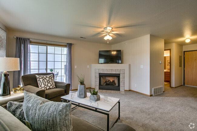 1A & 2A Living Room - Tranquility Pointe