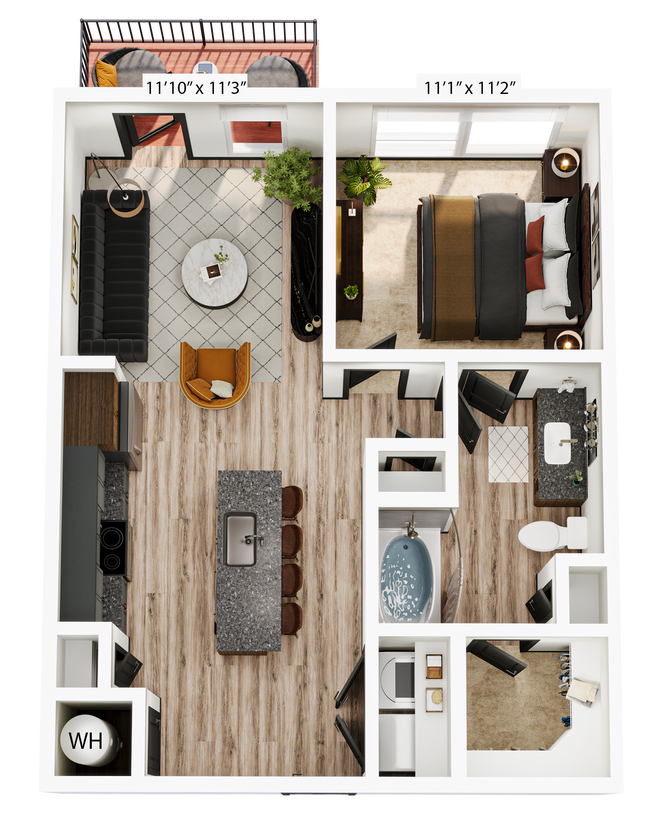 Floorplan - Jefferson Aero