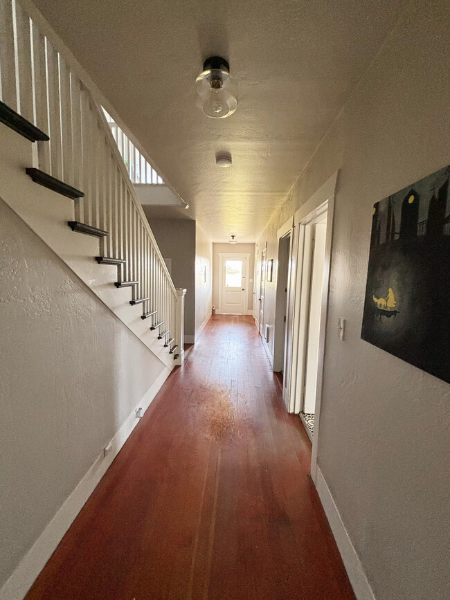 downstairs hallway to back door - 36 Samoa Ct