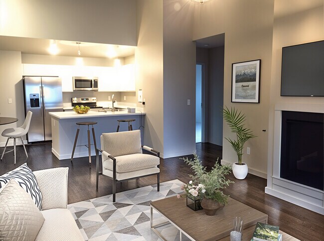 Kitchen/Living Room/Breakfast Nook with Virtual Staging - 4643 Bembrick St