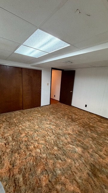Other view of the larger basement room, without staging - 1316 Raab Ave