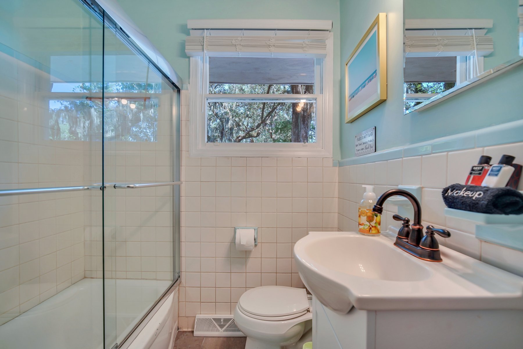 hallway bathroom - 1704 Camellia Rd