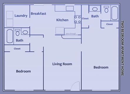 2BR/2BA - Eagle Ridge Apartments