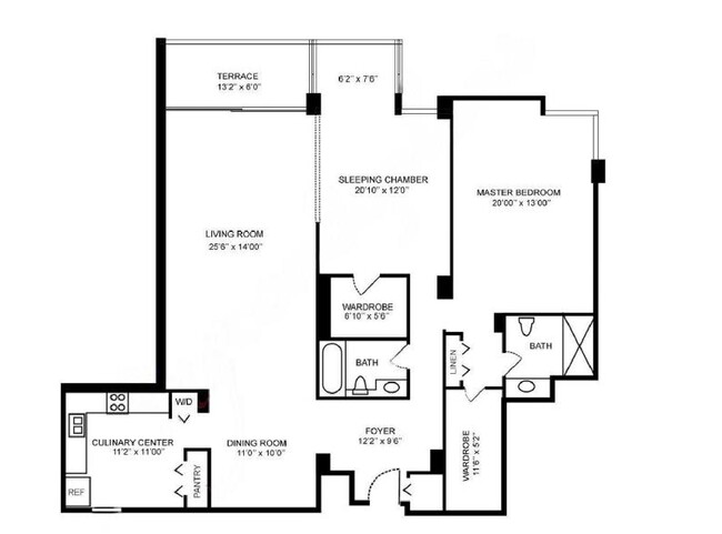 Floor Plan - 1370 S Ocean Blvd