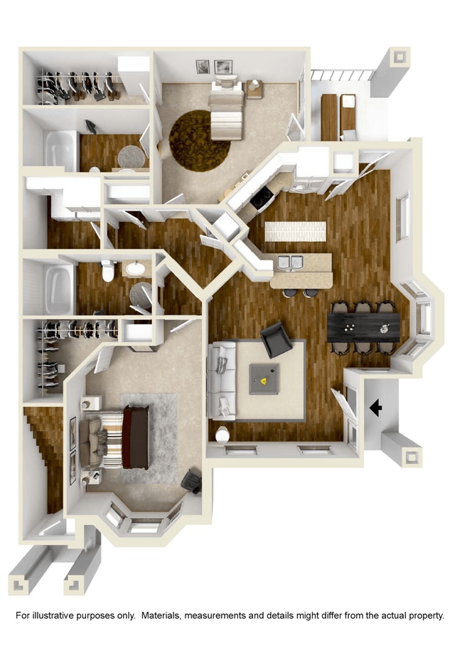 Floorplan - Audubon Park Apartment Homes