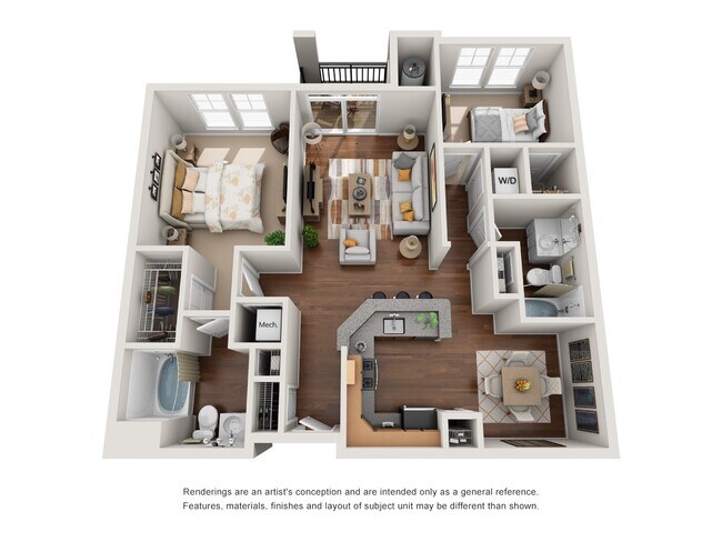 Floorplan - The Tuscany Apartments