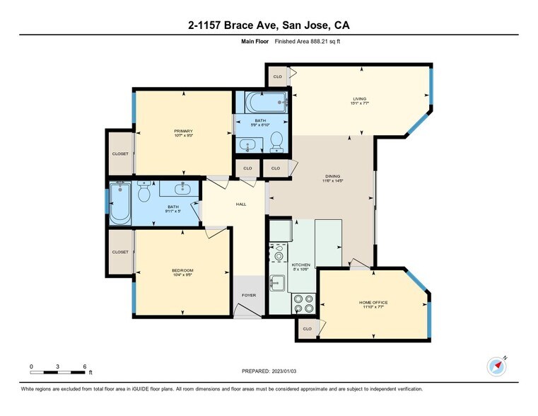 Floor Plan - 1157 Brace Ave