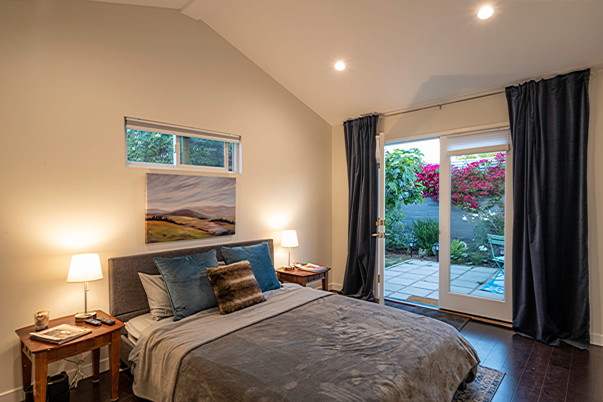 Bedroom with patio view - 7872 Truxton Ave