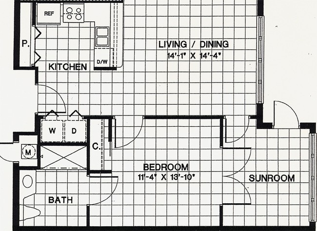 1BR/1BA - Clapp's Mountain Top Residential Apartments