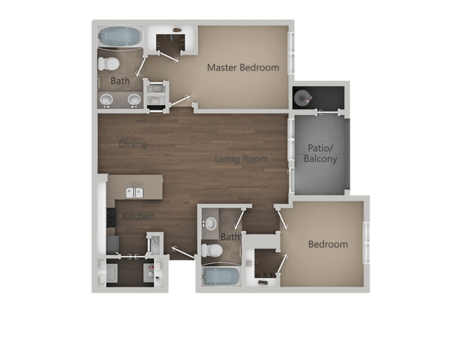 Floorplan - Parc at Day Dairy Apartments and Townhomes