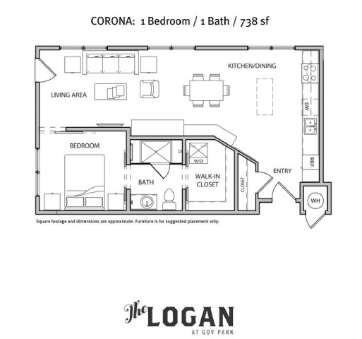 Floorplan - The Logan Apartments