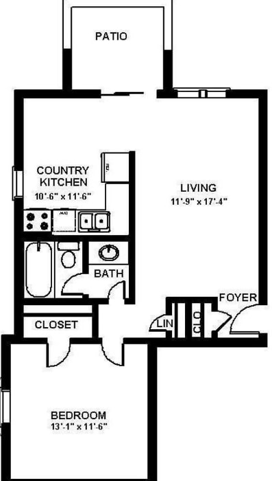 1BR/1BA - Coventry Park