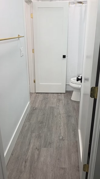 view of bathroom from bedroom - 27 Booth St