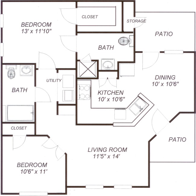 Floorplan - Woodside Manor