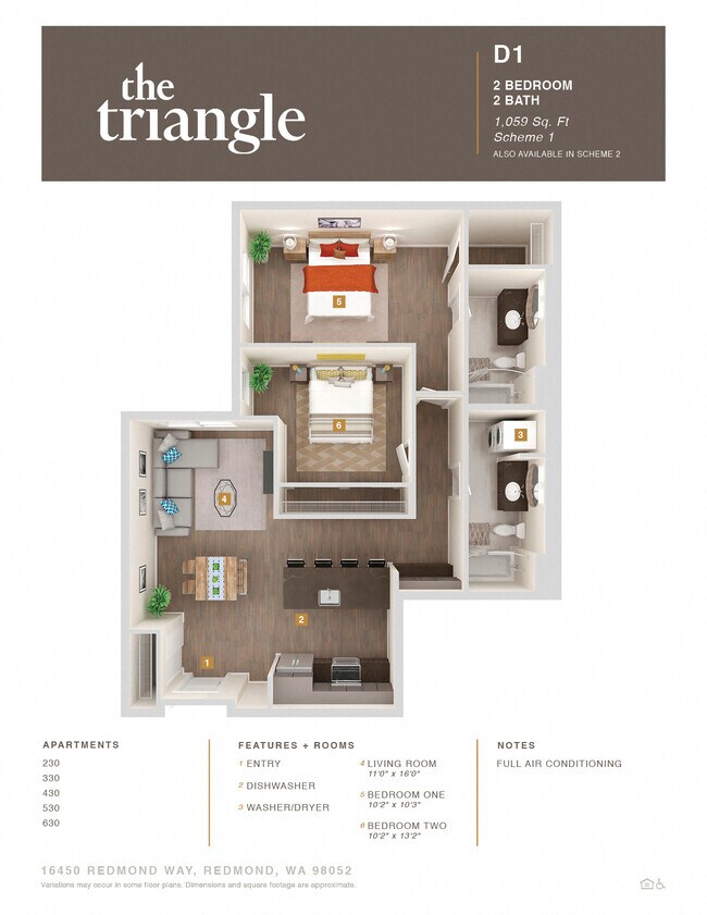 Floorplan - The Triangle